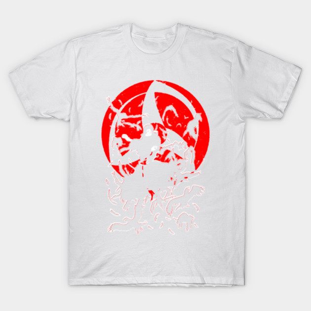 WHITE ITACHI IN RED UCHIHA CLAN T-Shirt-TOZ